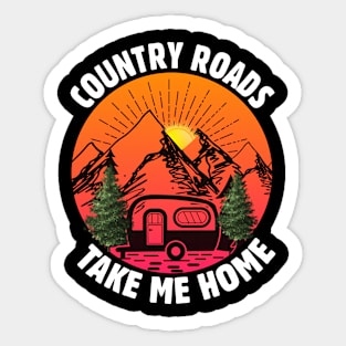 Camping Sticker